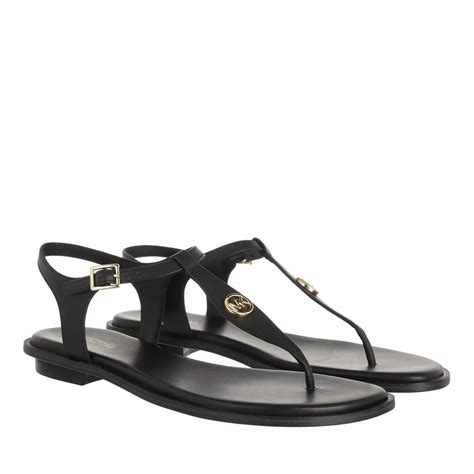 michael kors mallory thong|MICHAEL Michael Kors Mallory Leather Thong Sandals.